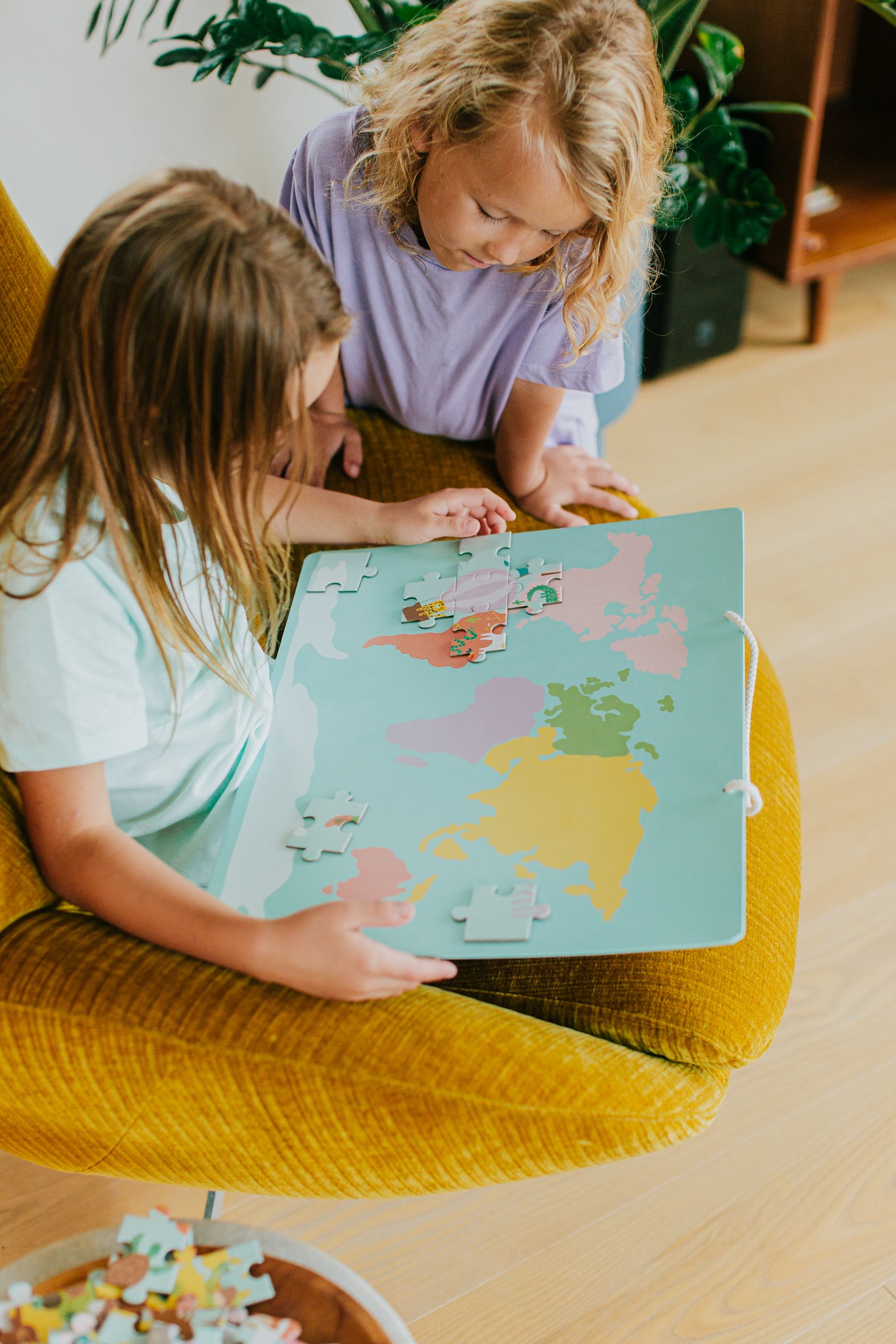Magnetic World map Puzzle