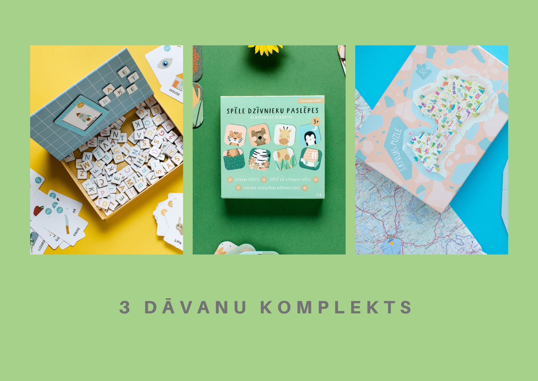 3 Dāvanu komplekts