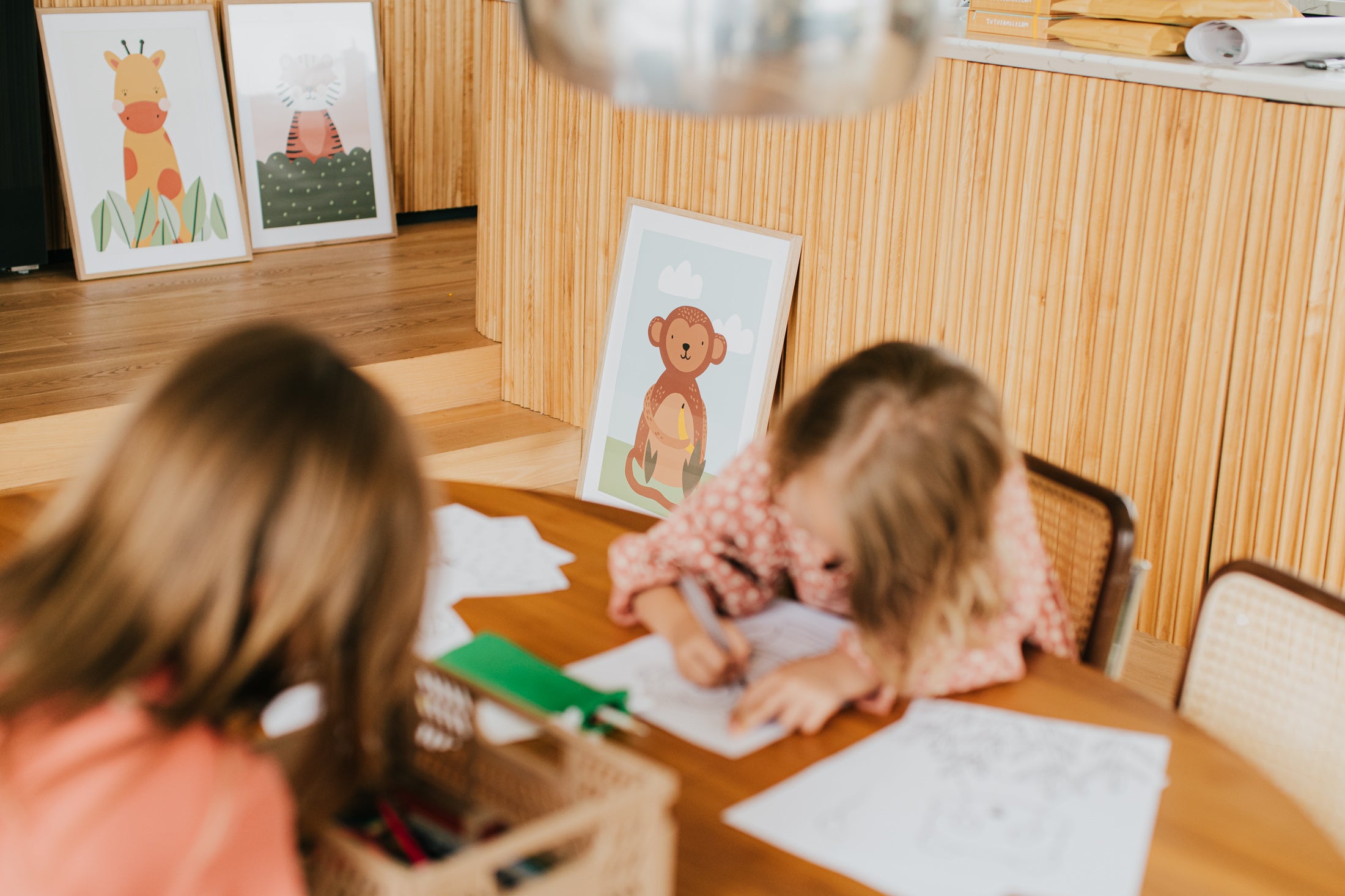 Džungļu plakāti un krāsojamās lapas (drukājams)