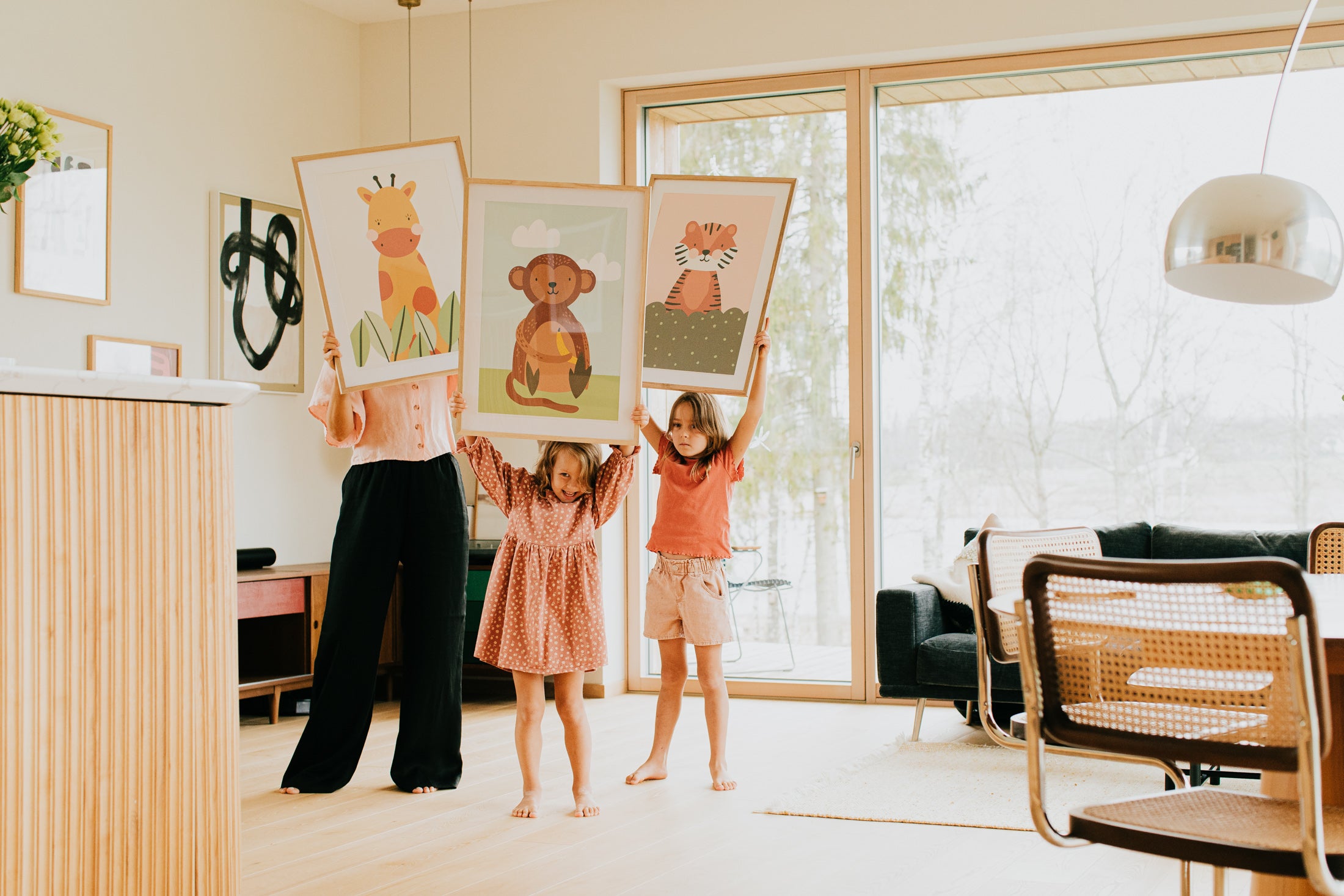 Džungļu plakāti un krāsojamās lapas (drukājams)