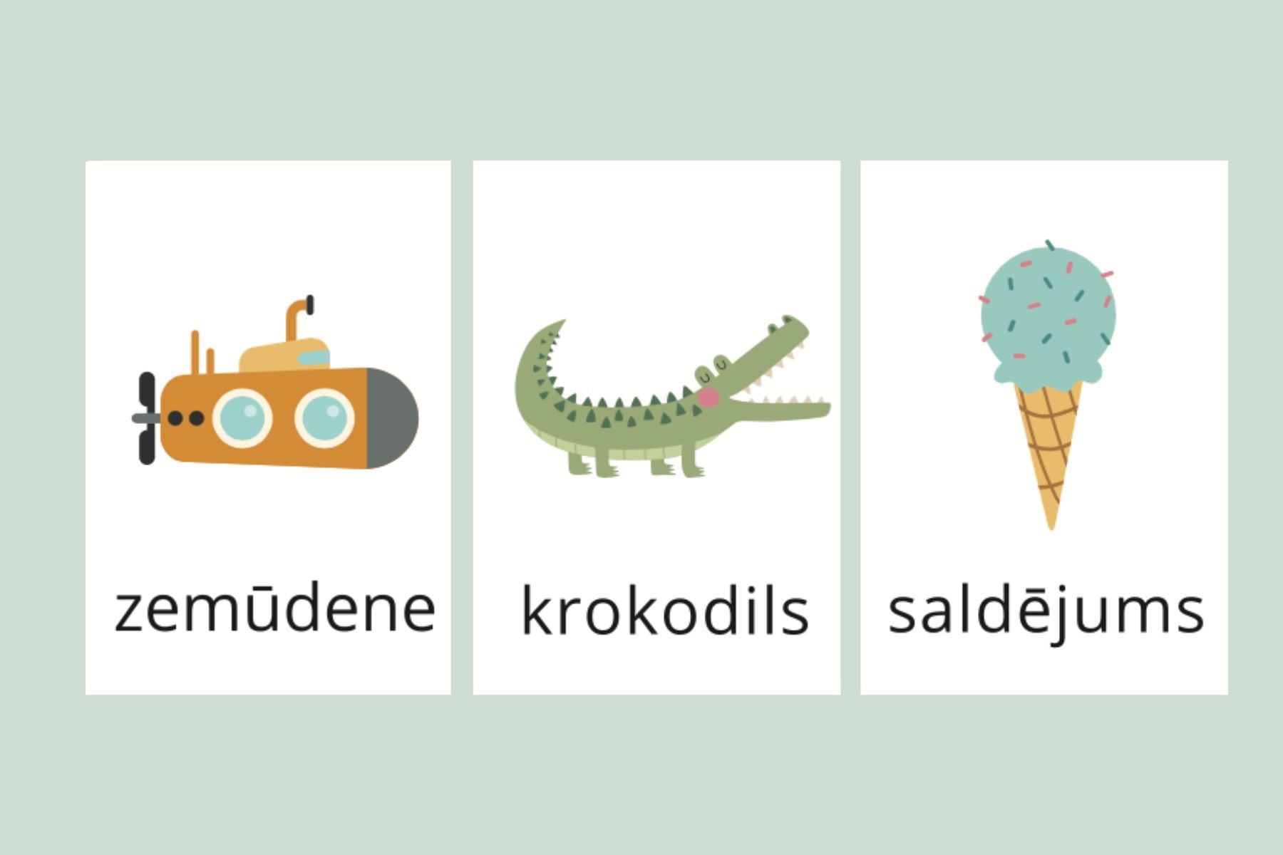 MAZIE BURTI- papildinājums Magnētiskajam alfabētam