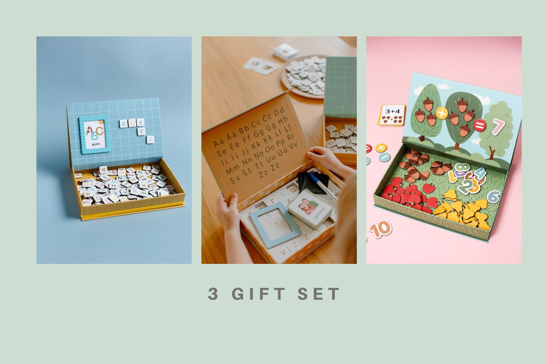 IEPRIEKŠPĀRDOŠANĀ 3 GIFT SET LV/EN